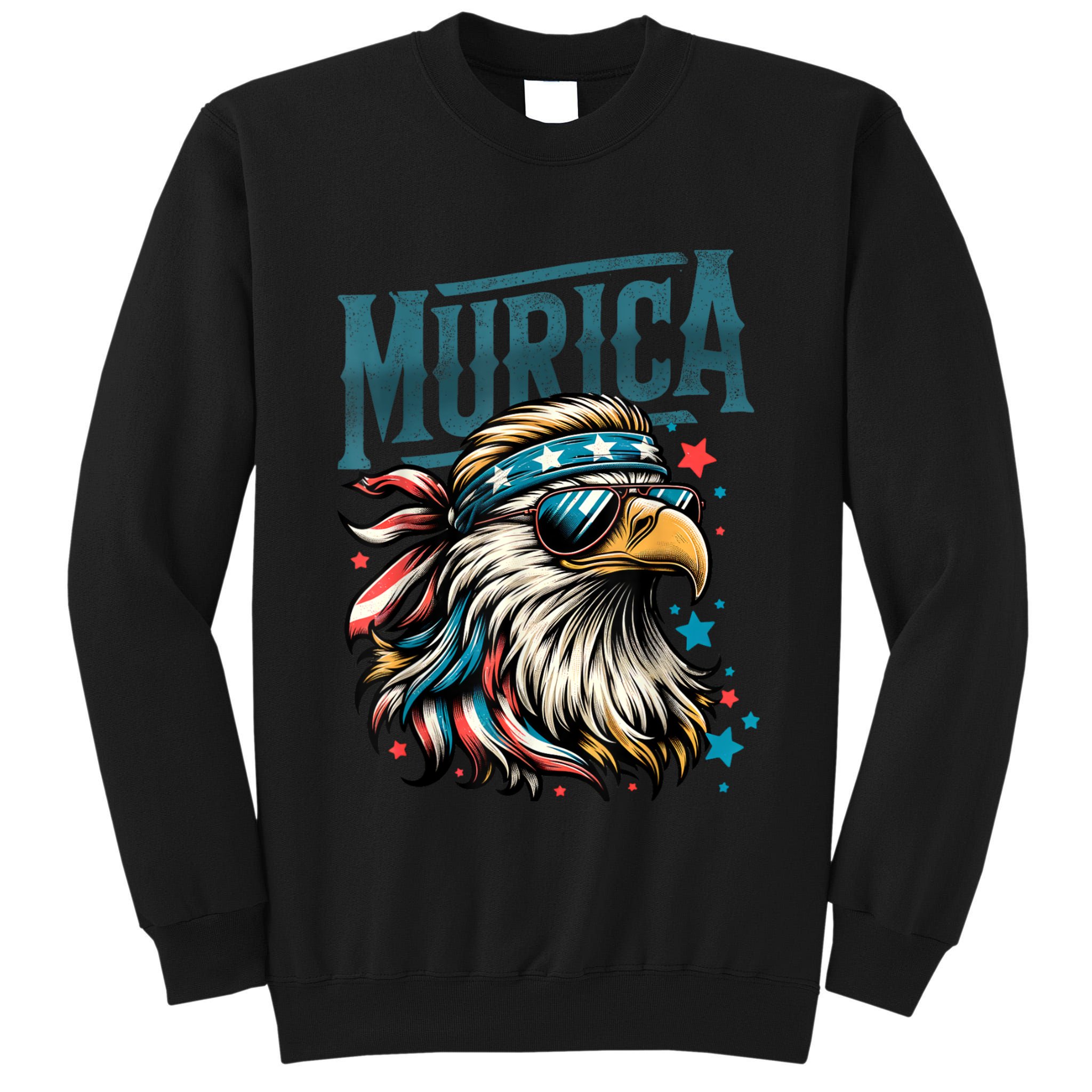 4th Of July Bald Eagle Mullet Murica Usa Usa Merica Tall Sweatshirt