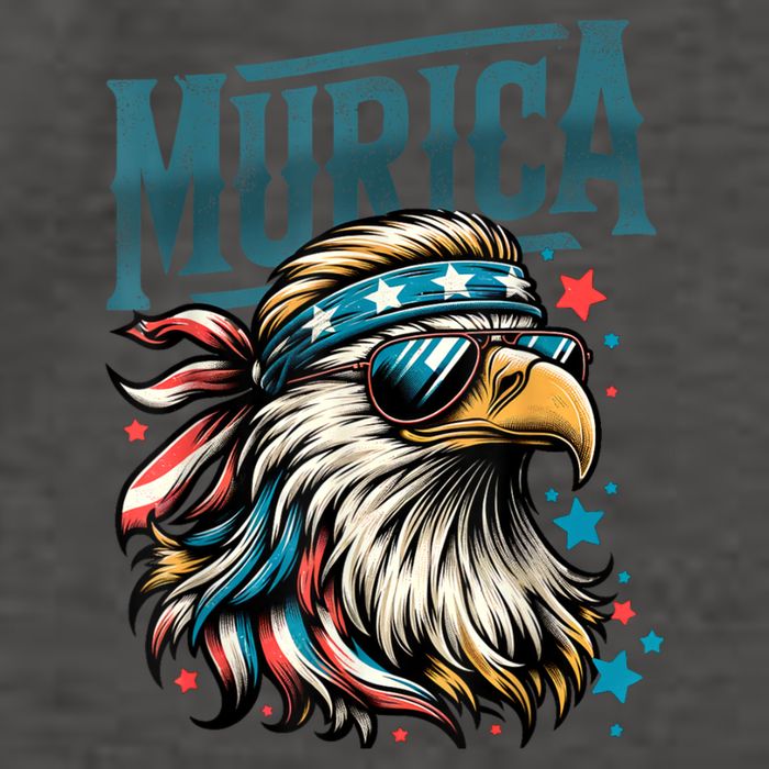 4th Of July Bald Eagle Mullet Murica Usa Usa Merica Vector Backpack