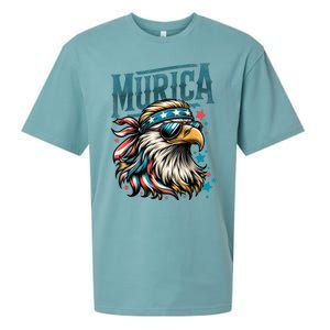 4th Of July Bald Eagle Mullet Murica Usa Usa Merica Sueded Cloud Jersey T-Shirt