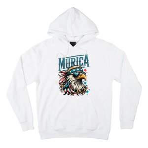 4th Of July Bald Eagle Mullet Murica Usa Usa Merica Hoodie