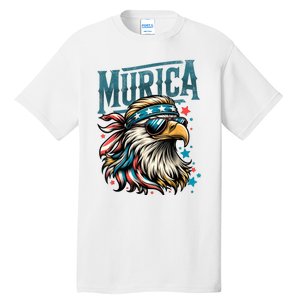 4th Of July Bald Eagle Mullet Murica Usa Usa Merica Tall T-Shirt