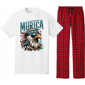 4th Of July Bald Eagle Mullet Murica Usa Usa Merica Pajama Set