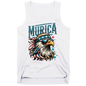 4th Of July Bald Eagle Mullet Murica Usa Usa Merica Tank Top