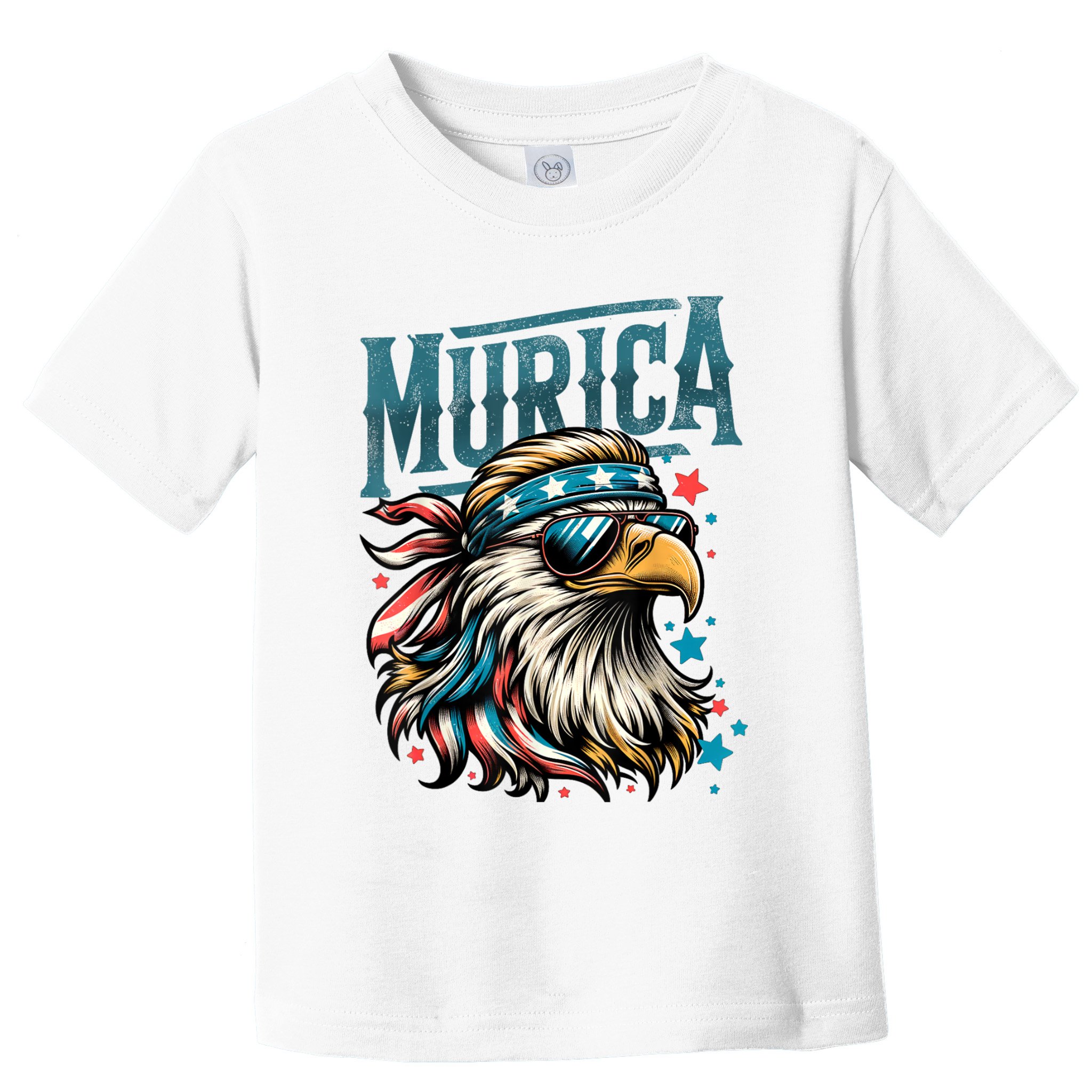 4th Of July Bald Eagle Mullet Murica Usa Usa Merica Toddler T-Shirt