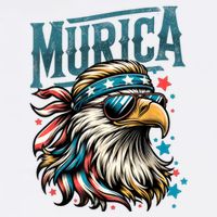 4th Of July Bald Eagle Mullet Murica Usa Usa Merica Toddler T-Shirt