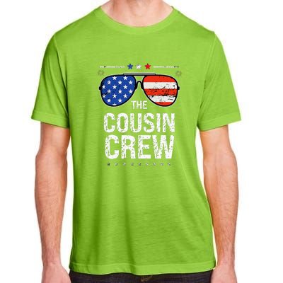 4th Of July Red White And Blue Cousin Crew Sunglasse Independence Day Gift Adult ChromaSoft Performance T-Shirt