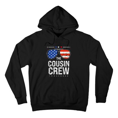 4th Of July Red White And Blue Cousin Crew Sunglasse Independence Day Gift Hoodie