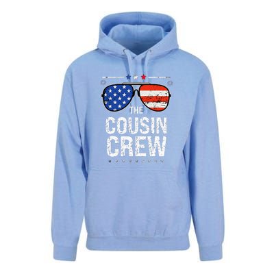 4th Of July Red White And Blue Cousin Crew Sunglasse Independence Day Gift Unisex Surf Hoodie