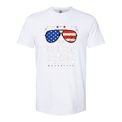 4th Of July Red White And Blue Cousin Crew Sunglasse Independence Day Gift Softstyle® CVC T-Shirt