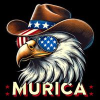 4th Of July Bald Eagle Mullet Murica Usa Usa Merica Bucket Hat