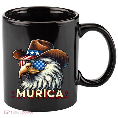 4th Of July Bald Eagle Mullet Murica Usa Usa Merica 11oz C Handle Ceramic Mug
