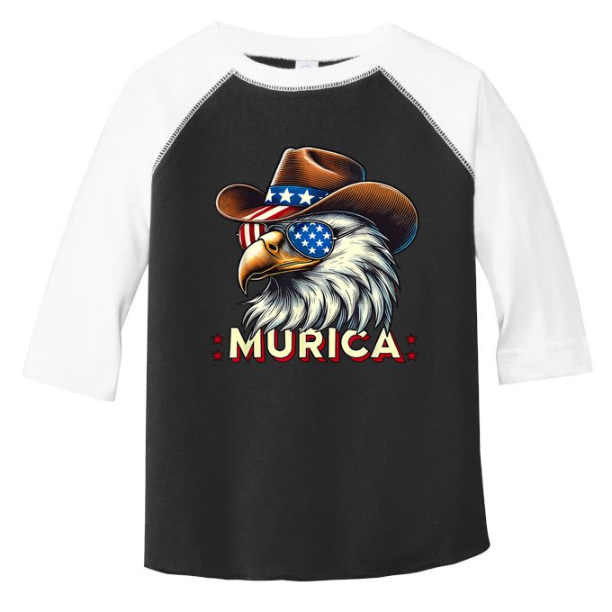 4th Of July Bald Eagle Mullet Murica Usa Usa Merica Toddler Fine Jersey T-Shirt