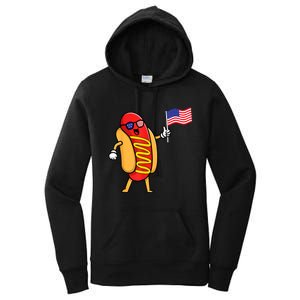 4th Of July Hot Dog Hotdog 4th Of July Women's Pullover Hoodie