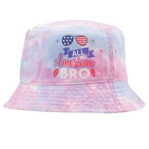 4th Of July All American Bro Family Matching Sunglasses Gift Tie-Dyed Bucket Hat