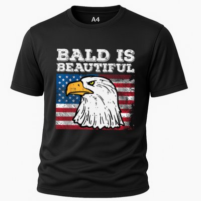 4th Of July Bald Is Beautiful Eagle Patriotic Performance Shirt