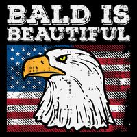4th Of July Bald Is Beautiful Eagle Patriotic Impact Tech Backpack