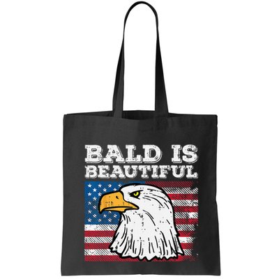 4th Of July Bald Is Beautiful Eagle Patriotic Bag