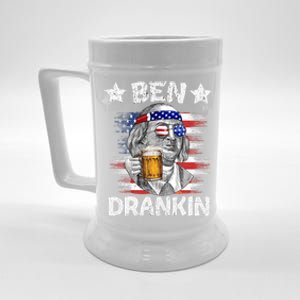 4th Of July Ben Drankin Ing Beer Benjamin Franklin Usa Gift Beer Stein