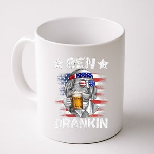 4th Of July Ben Drankin Ing Beer Benjamin Franklin Usa Gift Coffee Mug