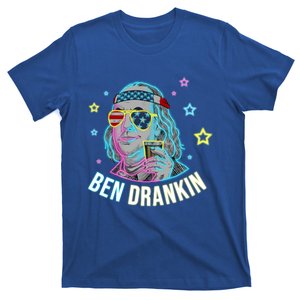 4th Of July Ben Drankin Ing Beer Benjamin Franklin Gift T-Shirt