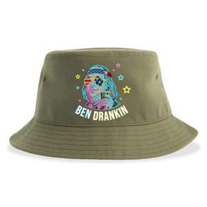 4th Of July Ben Drankin Ing Beer Benjamin Franklin Gift Sustainable Bucket Hat