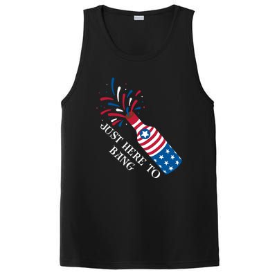 4th Of July Just Here To Bang PosiCharge Competitor Tank