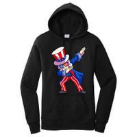 4th of July Dabbing Uncle Sam Women's Pullover Hoodie