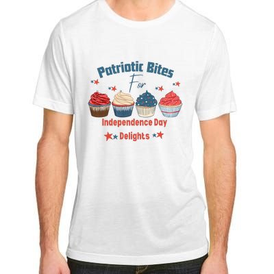 4th Of July Food Cupcakes Patriotic America Adult ChromaSoft Performance T-Shirt