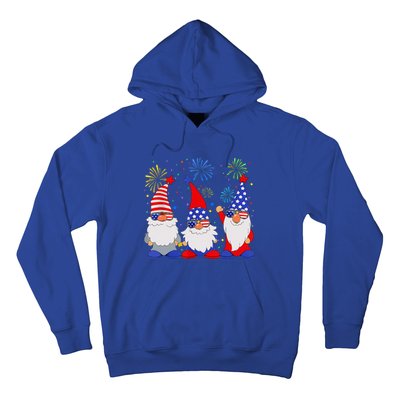 4th Of July Gnomes Patriotic American Flag Cute Gnome Hoodie