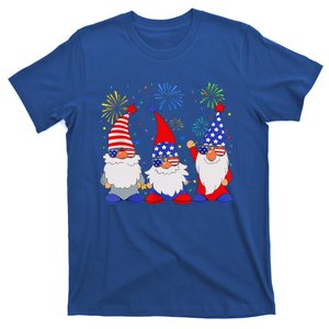 4th Of July Gnomes Patriotic American Flag Cute Gnome T-Shirt