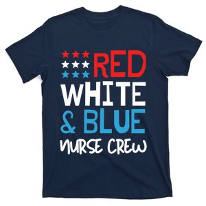 4th Of July Nurse Crew Scrub Tops Patriotic Nurses Matching T-Shirt