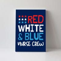 4th Of July Nurse Crew Scrub Tops Patriotic Nurses Matching Canvas