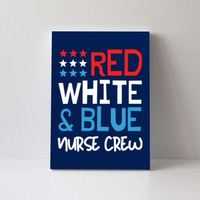 4th Of July Nurse Crew Scrub Tops Patriotic Nurses Matching Canvas