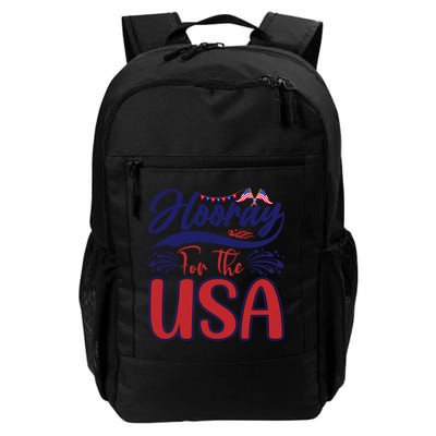 4th Of July Hooray For The Usa Patriotic Gift Backpack
