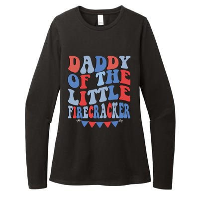 4th Of July Birthday Dad Daddy Of The Little Firecracker T Gift Womens CVC Long Sleeve Shirt