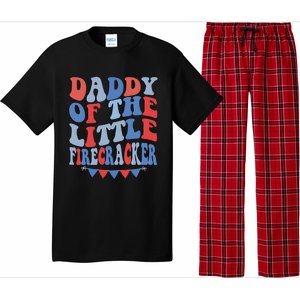 4th Of July Birthday Dad Daddy Of The Little Firecracker T Gift Pajama Set