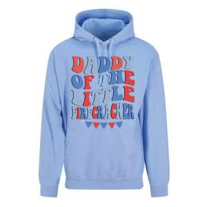 4th Of July Birthday Dad Daddy Of The Little Firecracker T Gift Unisex Surf Hoodie