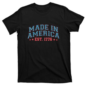 4th Of July Retro Make In American Est 1776 Gift T-Shirt