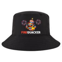 4th Of July Cute Duck Firequacker Patriotic Funny Cool Comfort Performance Bucket Hat