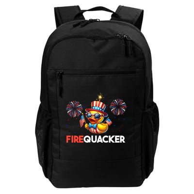 4th Of July Cute Duck Firequacker Patriotic Funny Backpack