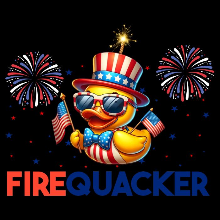 4th Of July Cute Duck Firequacker Patriotic Funny Mug