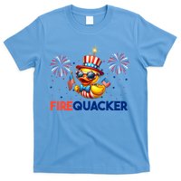 4th Of July Cute Duck Firequacker Patriotic Funny T-Shirt
