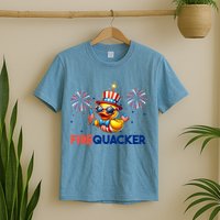 4th Of July Cute Duck Firequacker Patriotic Funny T-Shirt
