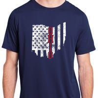 4th Of July Ohio Usa Us Flag States Vintage Adult ChromaSoft Performance T-Shirt