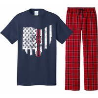 4th Of July Ohio Usa Us Flag States Vintage Pajama Set