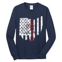 4th Of July Ohio Usa Us Flag States Vintage Tall Long Sleeve T-Shirt