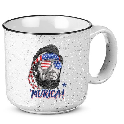 4th Of July Bald Eagle Mullet Murica Usa Usa Merica 15oz Campfire Ceramic Mug
