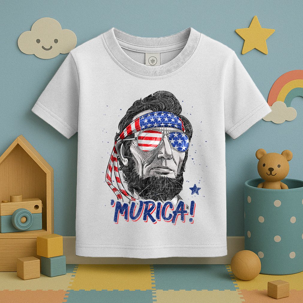 4th Of July Bald Eagle Mullet Murica Usa Usa Merica Toddler T-Shirt