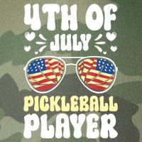 4th Of July Pickleball Player Legacy Tie Dye Trucker Hat