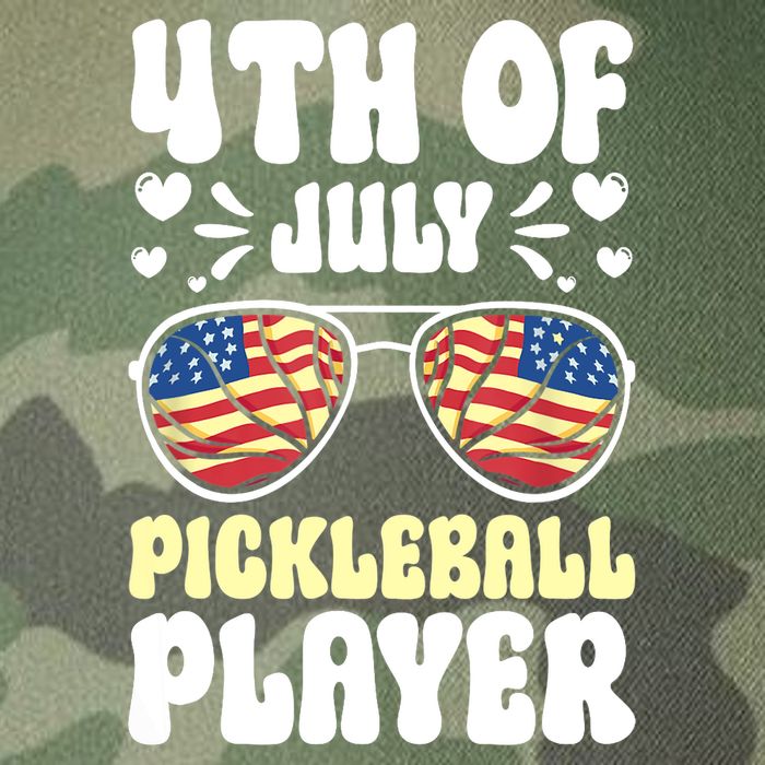 4th Of July Pickleball Player Legacy Tie Dye Trucker Hat
